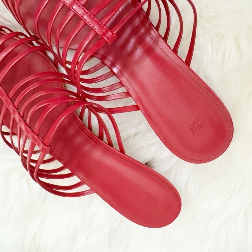 Red straps mules - Picture 12 of 13